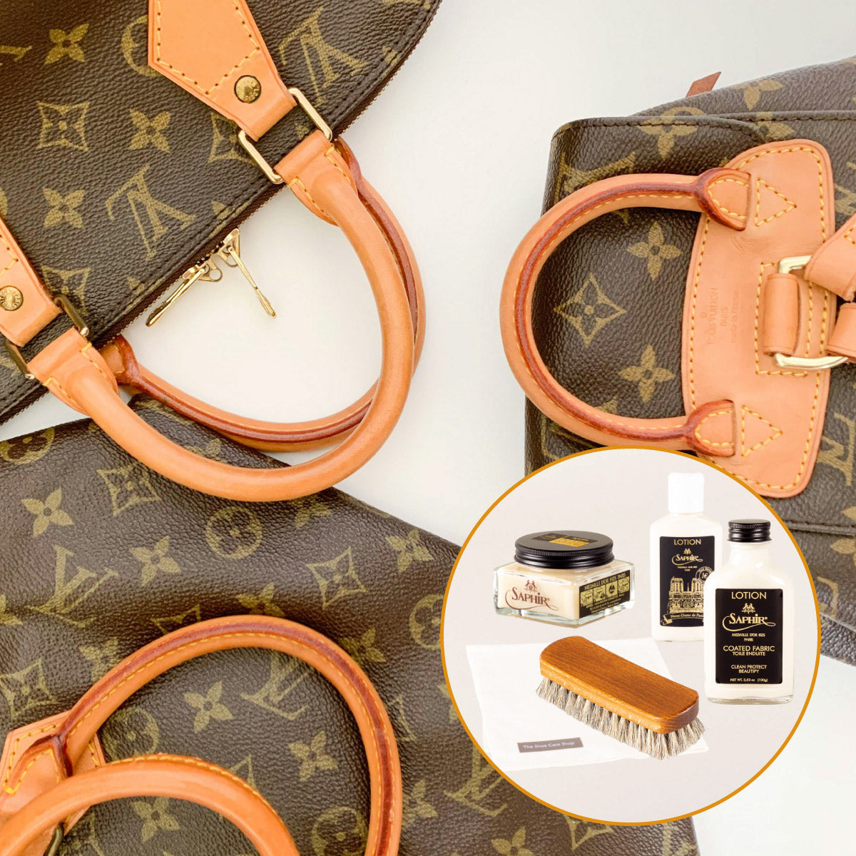 Verzorgingsset voor leren (hand)tassen