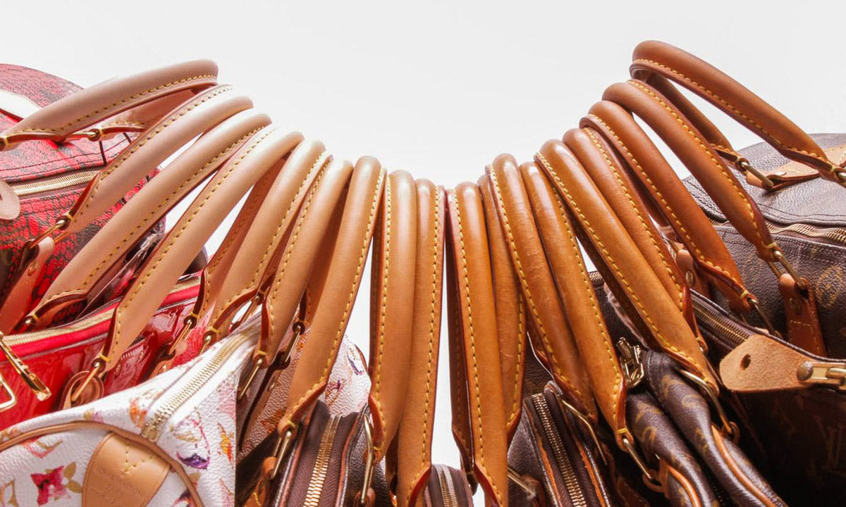 Louis Vuitton vachetta handvatten