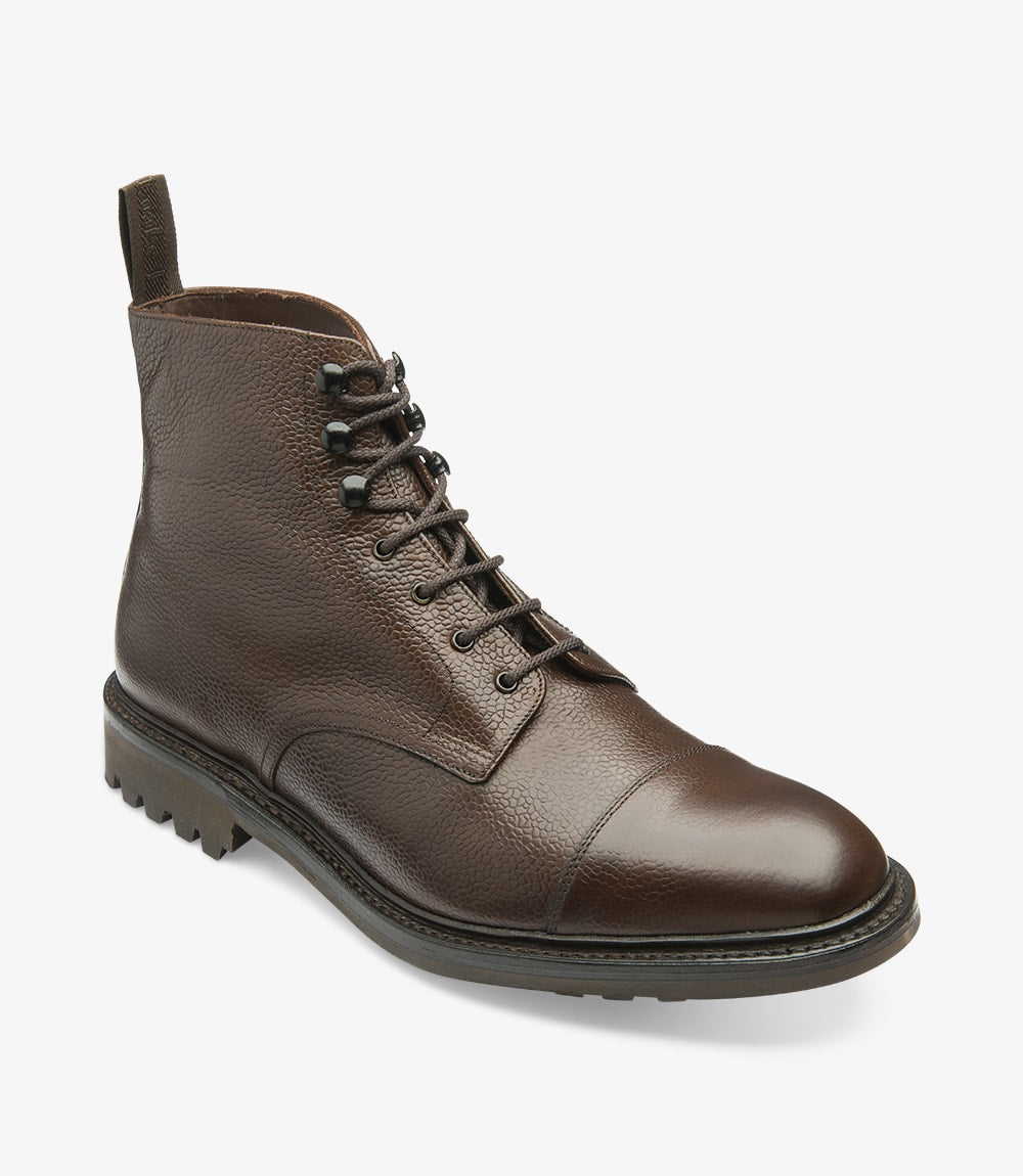 Loake Sedbergh Derby boot - Donkerbruin Grain