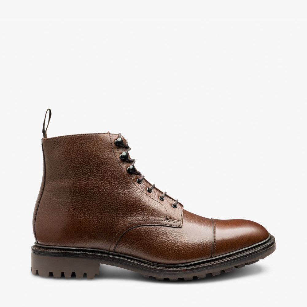 Loake Sedbergh Derby boot - Donkerbruin Grain