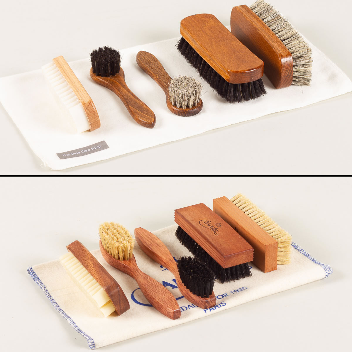 Saphir Médaille d'Or Schoenpoetskist Saphir Deluxe+ - kersenhout