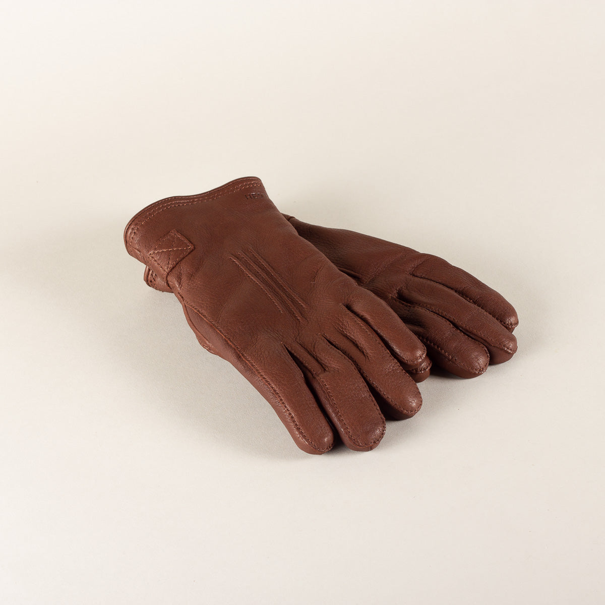 HESTRA Handschoenen Deerskin Lambskin - Chocolate