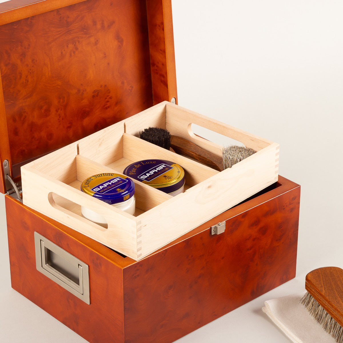 Saphir Médaille d'Or Schoenpoetskist Saphir - Wortelhout