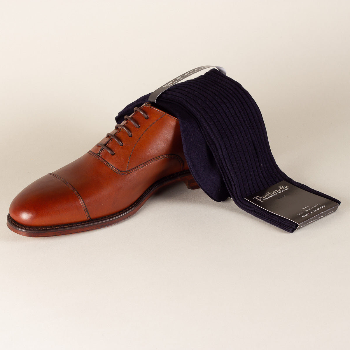 Pantherella Sokken - Danvers Rib Navy