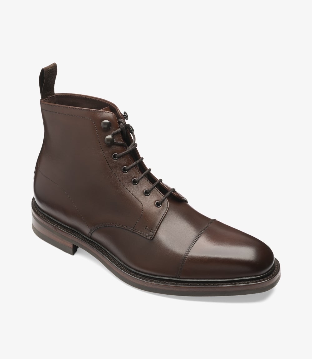 Loake Roehampton Derby boot - Donkerbruin