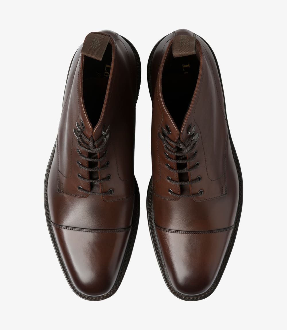 Loake Roehampton Derby boot - Donkerbruin