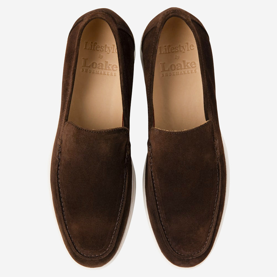 Loake Tuscany loafer - Chocolate brown suède