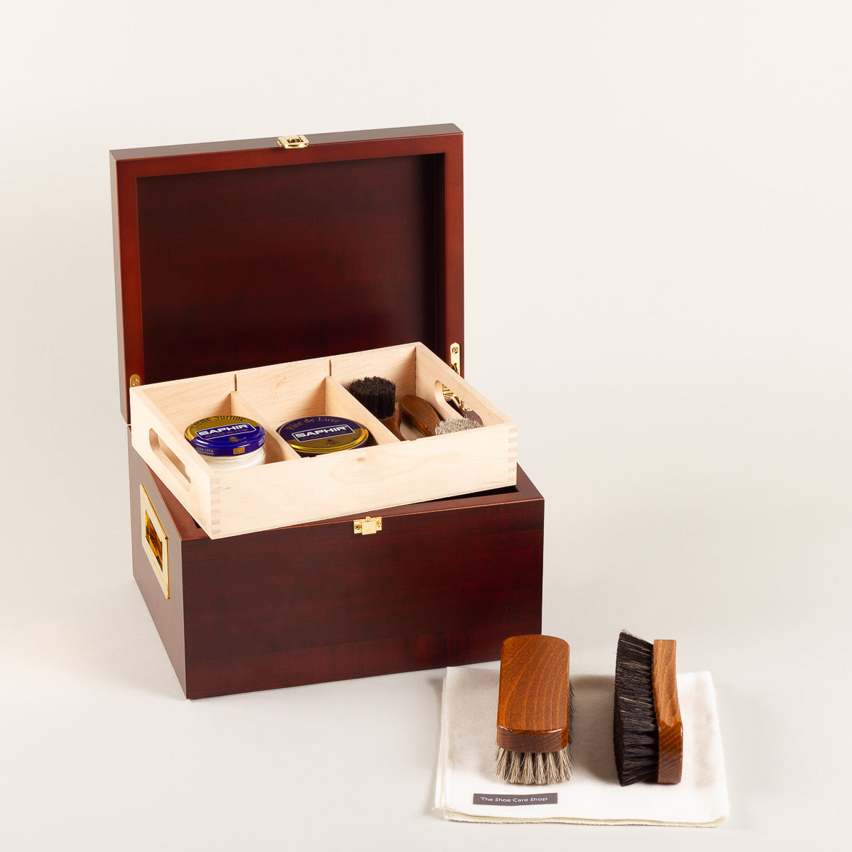 Saphir Médaille d'Or Shoe care valet Saphir - cherrywood