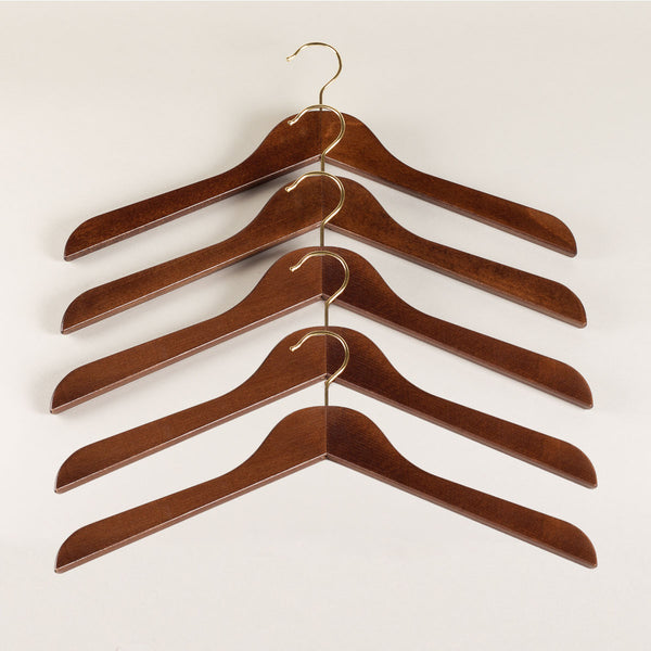 Relaxdays Kledinghanger hout set van 30 container